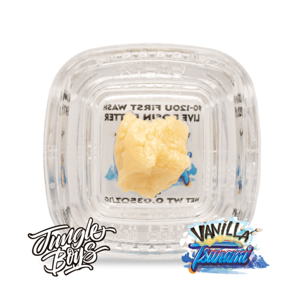 Vanilla Tsunami - 90-120u 1st Wash Live Rosin Batter